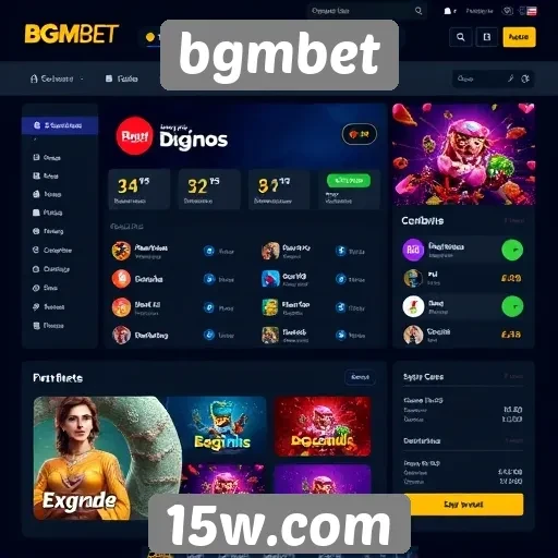 interface do bgmbet é simples e intuitiva