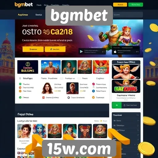 Análise da interface do site bgmbet