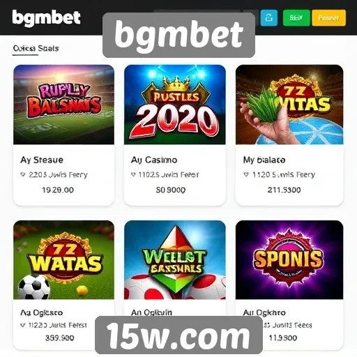 Análise das ofertas de jogos disponíveis no bgmbet