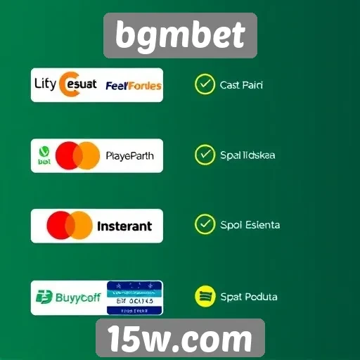 Métodos de pagamento disponíveis na plataforma bgmbet