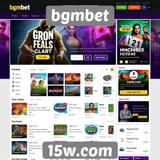 Análise da interface do usuário do site bgmbet